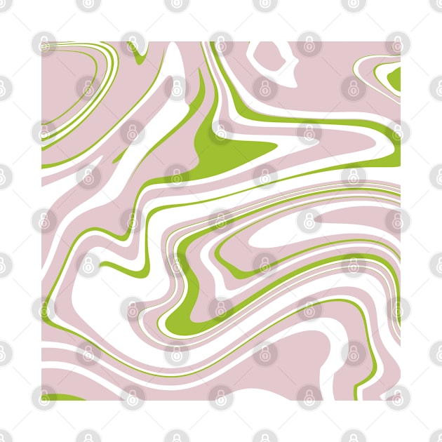 Pink Green Colors Marble Pattern Swirl Design Abstract Art Background by anijnas