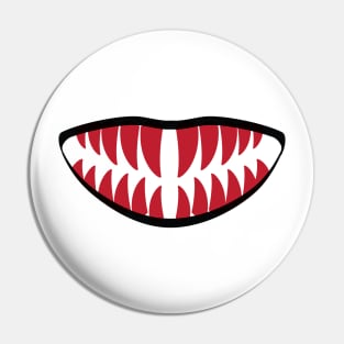 scary teeth face mask Pin