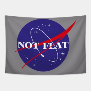 NASA not flat Tapestry