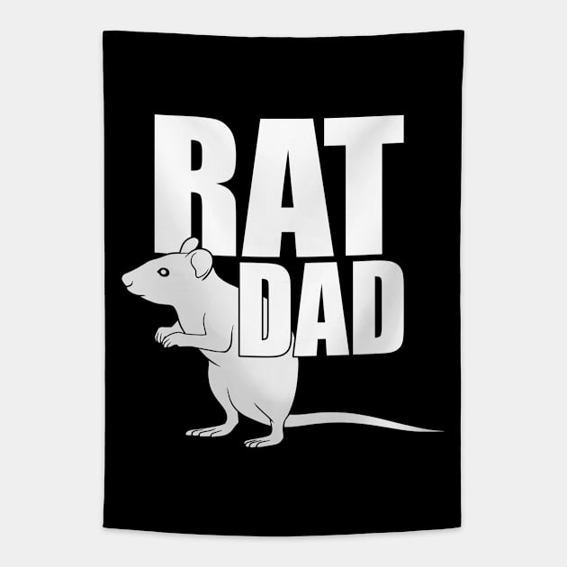 Rat - Rat Dad Tapestry by Kudostees