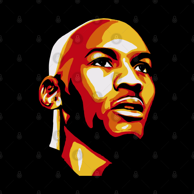 Michael Jordan - Portrait by TheAnchovyman