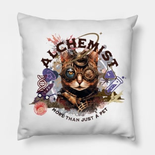 Alchemist cat - part-time pet career Pillow