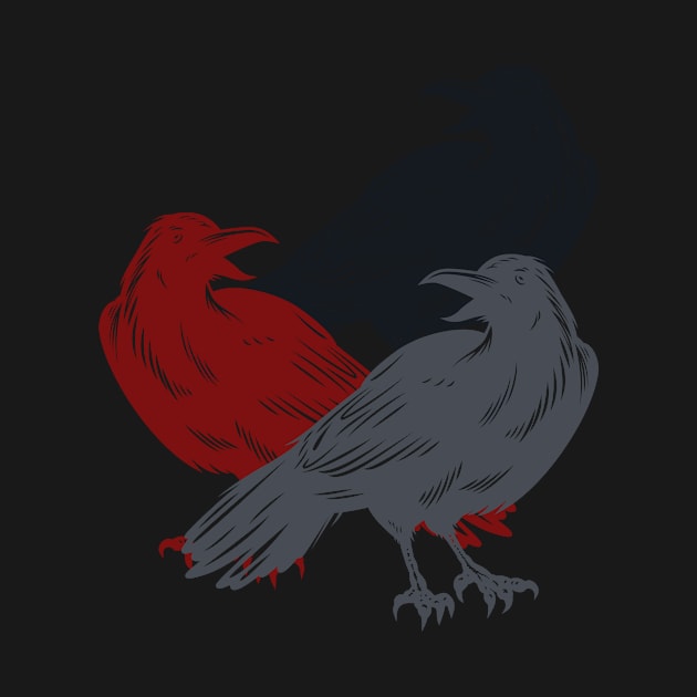 Bad Omen Ravens by shirtsyoulike