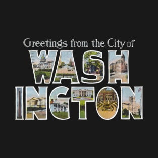 Greetings from the City of Washington T-Shirt