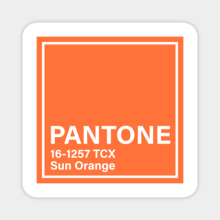 pantone 16-1257 TCX Sun Orange Magnet