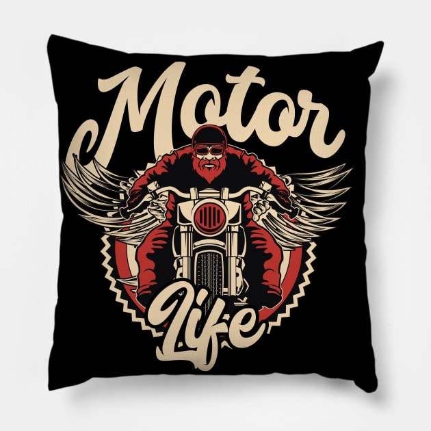 Motor Life Pillow by By_Russso