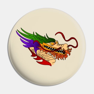 DRAGON MULTICOLORED Pin