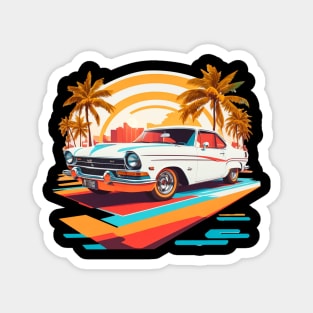 Retro Dream Car Magnet