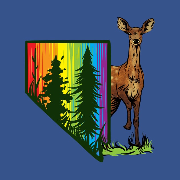 Nevada Pride - Deer by Manfish Inc.