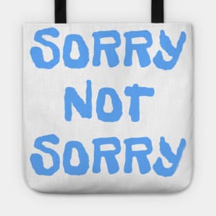 'Sorry Not Sorry' Sarcastic Fun Tee Tote