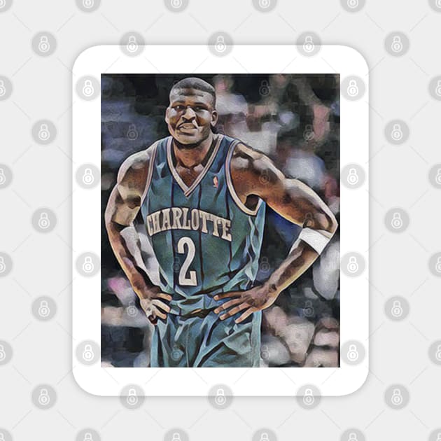 larry johnson Magnet by sepuloh