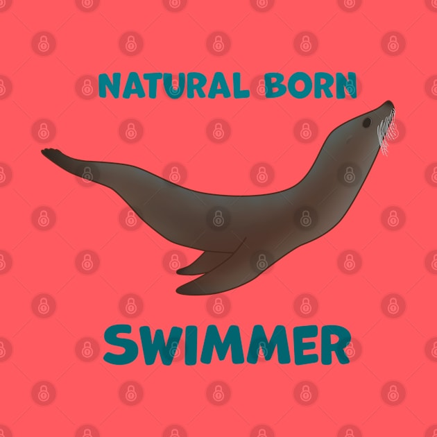 Natural Born Swimmer Sea Lion Edition by Xavier Wendling