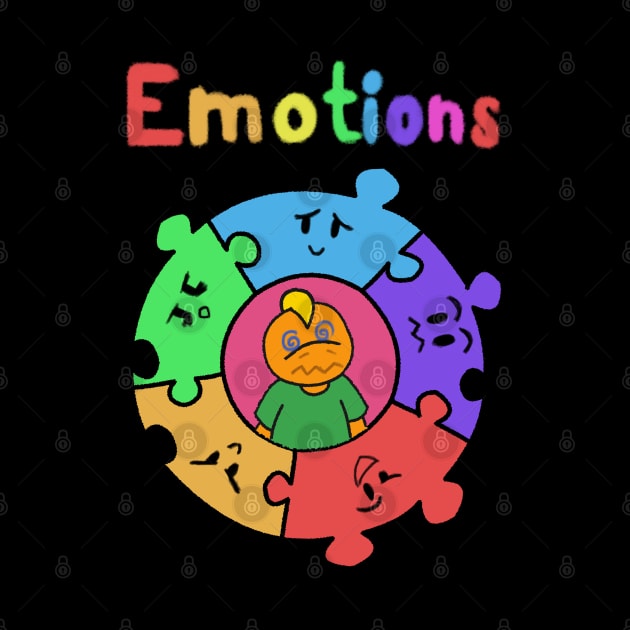 Kazzy's Emotions Shirt 02 by KendraHowland.Art.Scroll