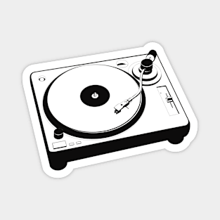 pop art vinyl turntable Magnet