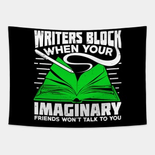 Writers Block Book Author Novelist Gift Tapestry