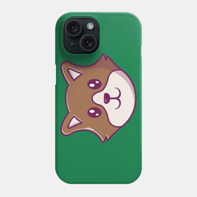 Cute Dog Face Cartoon (2) Phone Case by Catalyst Labs