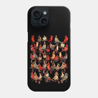 Red cardinals cardinal lover Phone Case