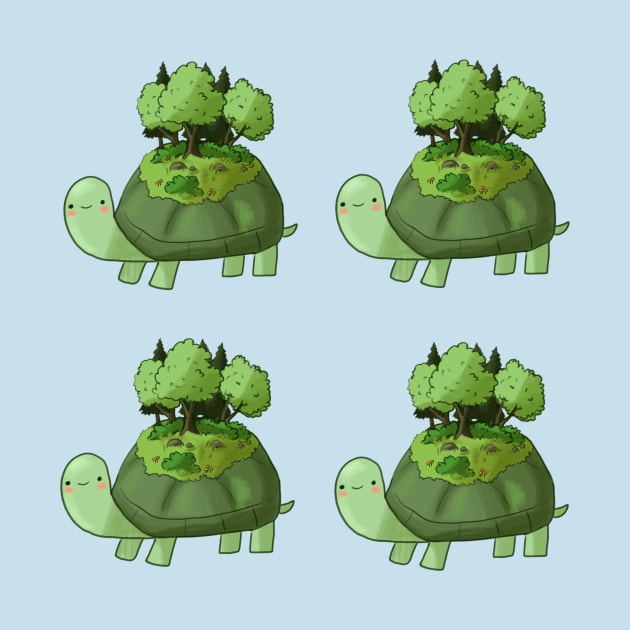 Cute turtle island pack by Mayarart