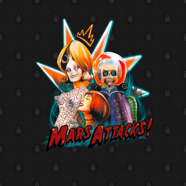 Neon Mars Attacks! by RiotEarp