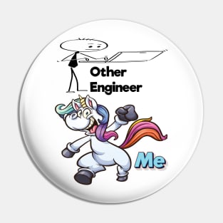 Other Engineer Unicorn Me Pin