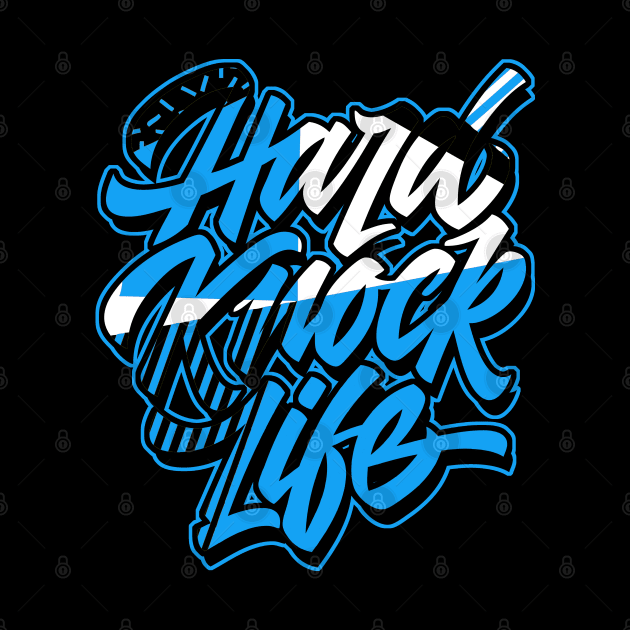 Hard Knock Life Dark Powder Blue by funandgames