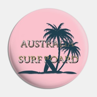 Australia surf board Pin