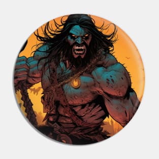 Diablo Barbarian Pin