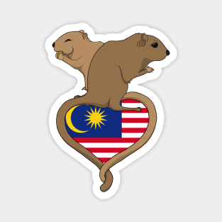 Gerbil Malaysia (dark) Magnet