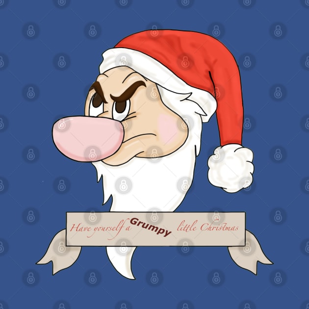 Have Yourself A Grumpy Little Christmas by tesiamarieart