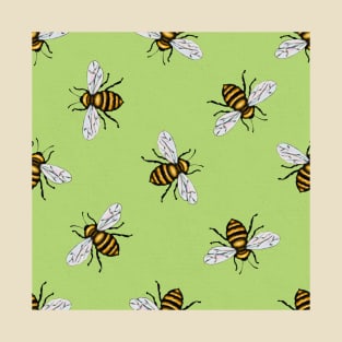 Bee Pattern T-Shirt
