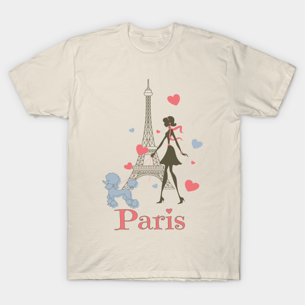 Girl in Paris - Paris France - T-Shirt