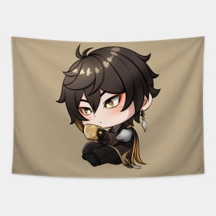 geo archon chibi zhongli Tapestry