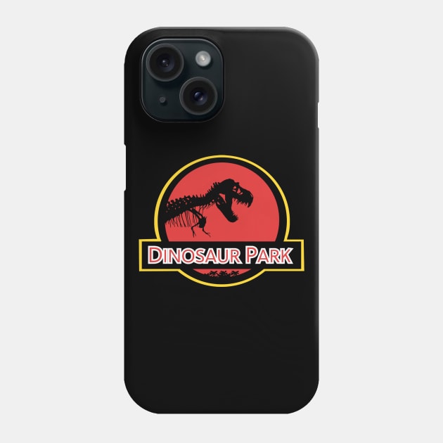 Dinosaur Park Off Brand Knock Off Parody Meme Funny Gift T-Rex History Science Evolution Sticker Mug T-Shirt Phone Case by blueversion