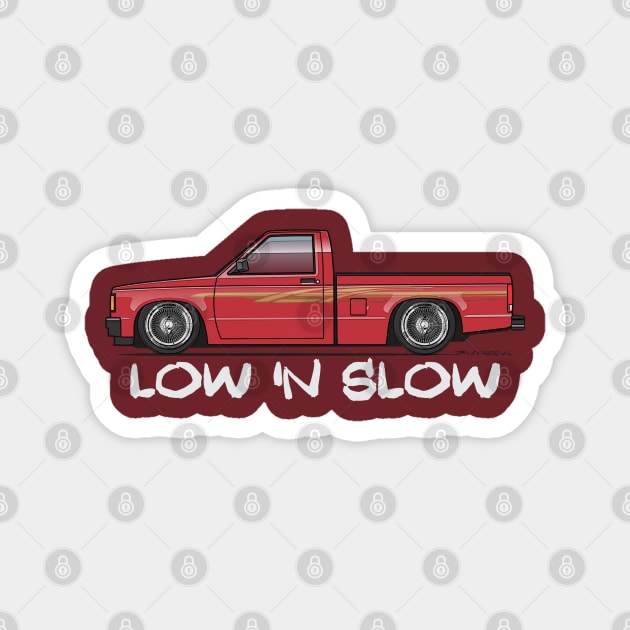 Low 'N Slow Red Magnet by JRCustoms44