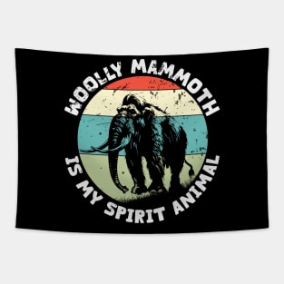 Woolly Mammoth is my Spirit Animal Vintage Tapestry