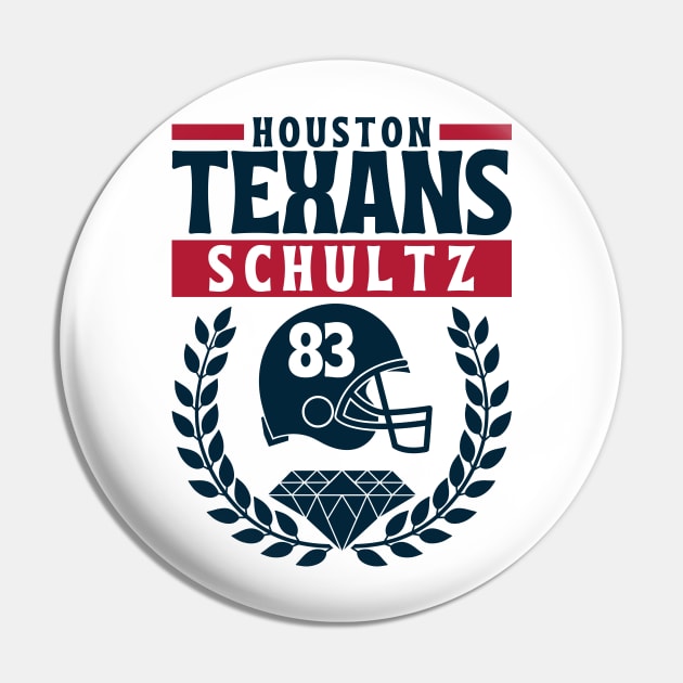 Houston Texans Schultz 83 American Football Pin by Astronaut.co