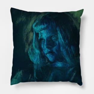 Blue Aurora Pillow