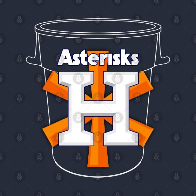 Houston Asterisks by Scruffy Shop