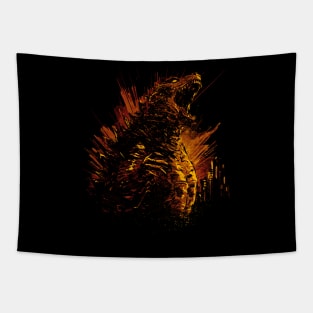 Fiery king of monsters Tapestry