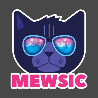 Mewsic Cat T-Shirt