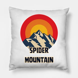 Spider Mountain Pillow