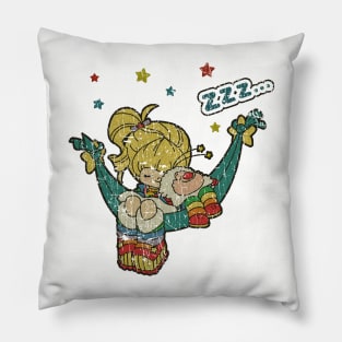 RETRO STYLE - rainbow brite ZZZZZZ Pillow