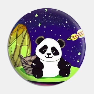 Panda Vacation Pin