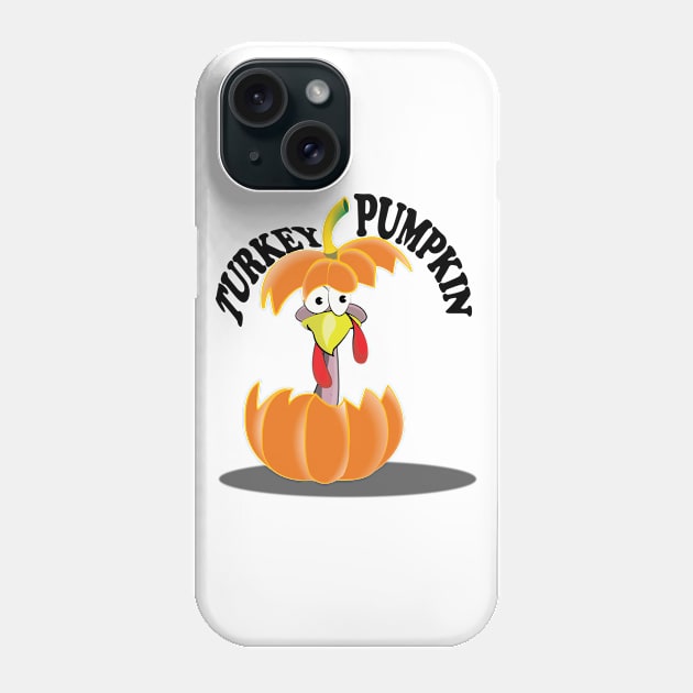 Funny Thanksgiving Turkey Pumpkin Holiday Dinner gift Phone Case by ArticArtac