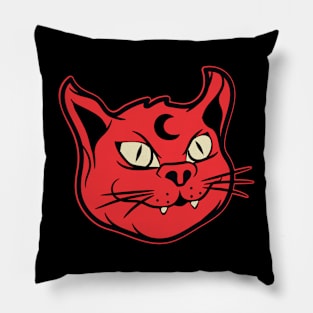 Little Devil Cat Pillow
