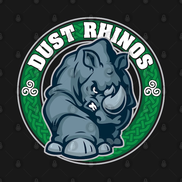 Dust Rhinos Team Logo by Dust Rhinos Swag Store