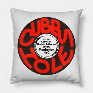 Defunct The Cubby Hole 80s Lesbian Nightclub NYC Pillow