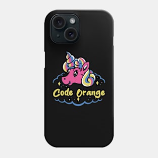 code orange and the last unicorn Phone Case