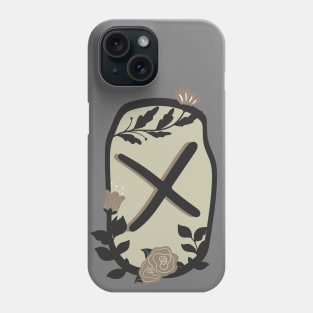 Gebo Rune Flowery Design Phone Case