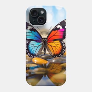 Butterfly Water Nature Serene Tranquil Phone Case